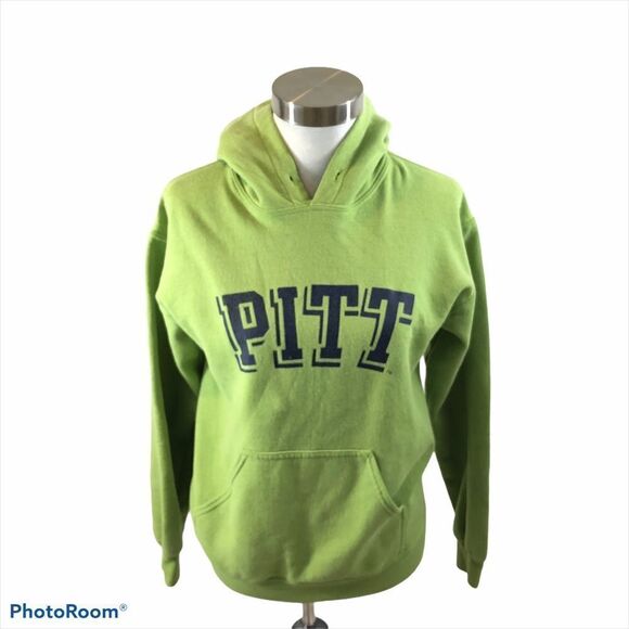 Gildan Brand Ladies Pitt Green Hoodie Sweatshirt S - Picture 1 of 10